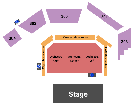 The Eastern - GA End Stage Seating Chart